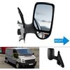 ANGRONG Braccio corto del gruppo specchietto retrovisore laterale destro per Ford Transit Van MK7 2000-2014 Vetro di regolazione elettrica