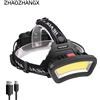 ZHAOZHANGX Faro a LED con zoom, potente, portatile, impermeabile, a lunga durata, ricaricabile, per pesca notturna a lungo raggio.
