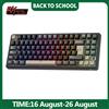 RK Tastiera Meccanica Wireless Bluetooth RK Royal Kludge X87, 86 Tasti RGB Hot-swappable, Tri-Mode, per Gamer, con Keycaps in PBT, Layout Spagnolo