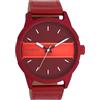Oozoo Timepieces C11230_C11234_Parent Orologio da uomo | Orologio da polso da uomo di alta qualità | Orologio analogico da uomo, Dahlia Red/ Fiery Red Dahlia Red/ Fierry Red /White, cinghia
