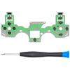 MMOBIEL Flex Ribbon Sostituzione della tastiera a pellicola conduttiva del nastro flessibile per il controller PlayStation PS4 Dualshock 4 JDS-030 Incl (+) cacciavite