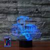 HPBN8 Ltd 3D Trattore Night Light Lamp 7/16 cambiamento di colore LED USB Power Telecomando Gift Kids Toys Decor decorazioni di Natale regalo di San Valentino regalo di compleanno