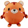 I-TOTAL® - Cuscino Morbido squishy in memory foam 14 cm diametro, squishy pillow ideale come regalo (TIGER)
