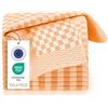 Blumtal Set Strofinacci Cucina Cotone - Canovacci Cucina Cotone 100% - Stracci Cucina Elevata Assorbenza - Certificati Oeko-Tex - 50x70cm - 20 Pezzi - Arancione