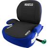 Sparco F100KI Nero Blu Rialzo con Schienale