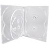 Dragon Trading 1 x Custodie trasparenti per CD DVD Blu-ray per 6 dischi - Dorso da 14 mm, custodie trasparenti con custodia esterna per copertine - Contiene 6 dischi di qualsiasi formato - Memoria multi-disco