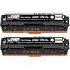 HenceBuy 410A Nero Cartucce di Toner Compatibile per HP 410A CF410A 410X CF410X per Color LaserJet Pro MFP M477fdw M477fdn M477fnw M377dw M452nw M452dn M477dw M477 M452 Stampante (2 Nero)