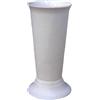 LEGA S.P.A. Portafiori vaso con base bianca D.17xH.36 cm - Eleganza e stile per i tuoi spazi