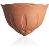 BAMA S.R.L. Gerla natura vaso da muro, vaso parete terracotta, fioriera resina Bama, vaso decorativo interno esterno