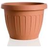 BAMA S.R.L. Vaso Terra D.25 cm terracotta - Elegante e resistente per interni ed esterni