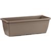 VECA S.P.A. Fioriera Naxos Veca avana, cassetta piante plastica, vaso rettangolare 60x20 cm, fioriera con sottocasetta