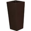 VECA S.P.A. Genesis Cache-Pot, 100 cm, antracite, vaso quadrato, interno ed esterno, resistente, polipropilene antigelo
