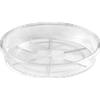 TERAPLAST S.P.A. Sottovaso Plato Teraplast, sottovaso trasparente rotondo, sottovaso in plastica, raccolta acqua, diametro 12 cm
