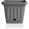 BAMA S.R.L. VASO TERRA 31399 QUADRATO 20X20 GRIGIO