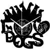 Instant Karma Clocks | Orologio da Parete con Cani | Design Artistico per Amanti dei Quattro Zampe | Perfetto per Regali Originali a Chi Ama i Fedeli Compagni