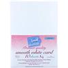 Sweet Dixie Premier qualità Smooth Card, Bianco, Confezione da 10