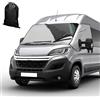 luolety Copertura termica esterna per parabrezza per Fiat Ducato X250/290 per Peugeot Boxer 2006-2025, impermeabile, copertura per parabrezza anteriore, oscurante, neve, ghiaccio, polvere, protezione solare