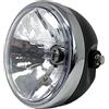 Alchemy Parts Faro anteriore per moto, diametro 165 mm, universale, adatto per Cafe Racer e moto da strada personalizzate, Project Roadster, omologato