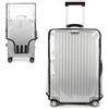 SHILIPAIJC PVC Copri Valigia Trolley Grande, 30 Pollici Custodie Protettive per Valigie Impermeabile, Protettore di Bagagli Trasparente Riutilizzabile per Valigia con Ruote