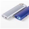 Accendino piezoelettrico con torcia LED in ABS Flash personalizzate o neutre