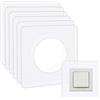 ShnminEU Protezione per interruttori della luce per parete, 6 pezzi, protezione trasparente per carta da parati per prese singole e interruttori della luce