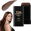 Beliky Girl Stick colorato per capelli e pettine 2 in 1, tintura per capelli a pettine sicura e conveniente, stick per ritocchi, impermeabile e resistente al sudore per un tocco rapido,03# Marrone