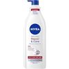 NIVEA Body Repair & Care (400 ml), lozione per il corpo 72H Moisture con formula rinforzante, crema idratante rinforzante per la pelle, lozione per il corpo per pelle secca, con niacinamide e