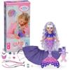 BABY born Glam Up Aura sirena con accessori styling
