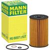 Mann Filter MANN-FILTER HU 8007 z KIT Filtro dell'olio - per Autovetture + veicoli commeriali