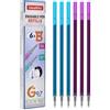 DealKits 6x Refill per Penna Gel Cancellabile (3x Viola + 3x Turchese) - Mine Ricaricabili 0.7mm - Compatibile con Legami - Ideali per Scrittura Creativa/Appunti/Bullet Journal