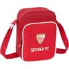 safta SEVILLA FC - Borsa a tracolla con tasca esterna, valigetta, borsa a tracolla, comoda e versatile, qualità e resistenza, 16x6x22 cm