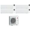 Mitsubishi CONDIZIONATORE MITSUBISHI KIRIGAMINE ZEN BIANCO QUADRI SPLIT MSZ-EF 9000+12000+12000+18000 BTU WIFI INVERTER MXZ-5F102VF3 A++