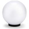 Velamp APOLUX - Lampada Sferica da esterno, diametro 300mm, Attacco E27, Colore Bianco | Impermeabile IP44, Diffusione a 360°, Ideale per giardini, terrazze e vialetti