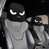 CHIHOLEN 2 coprisedili per poggiatesta auto, divertenti copricapo per sedili auto, copricapo universale per auto, copricapo per sedili auto, copricapo divertente (D)