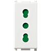 VIMAR 0T14203 Plana Bpresa SICURY 5 Pezzi, 2P+T 16 A 250 V~ Standard Italiano Tipo P17/11, Bianco