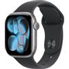 Apple Watch Series 11 GPS 42mm Cassa Alluminio Grigio Siderale con Sport Band Nero M-L
