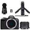 Canon Fotocamera mirrorless 24,2Mpx APS C EOS R50 Creator Kit Black 5811C035