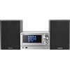 , Sistema Micro Hifi Stereo M-7000S, Con Ricevitore Radio Da Internet, DAB+ O FM