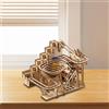 Modello di pista per biglie, puzzle elettrico 3D in legno per appassionati