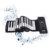 Yunir Pianoforte pieghevole, 61 tasti portatili (C3 ~ C8) Pianoforte elettronico flessibile flessibile con tastiera standard