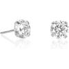 Namana Orecchini Punto Luce in Argento Sterling 925 per Donna e Ragazza, Piccoli Orecchini Donna Argento Rotondi Solitari, Semplici Orecchini Argento Donna con Zirconi Tondi