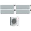 Mitsubishi CONDIZIONATORE MITSUBISHI KIRIGAMINE ZEN SILVER QUADRI SPLIT MSZ-EF 9000+12000+12000+18000 BTU WIFI INVERTER MXZ-5F102VF3 A++