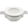 V-TAC PORTALAMPADA SPOT INCASSO TONDO IN GESSO CON VETRO VT-801-LED3692