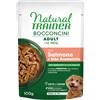 Natural Trainer Bocconcini per Cani Adult Small&Toy con Salmone e Erbe Aromatiche bst da 100gr