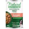 Natural Trainer Bocconcini per Cani Adult Medium/Maxi con Salmone e Verdure da 415 gr