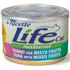 LifeCat Natural Le Ricette per Gatto da 150 gr Gusto Tonno con Misto Frutta
