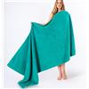 American Soft Linen Telo da bagno oversize 40 x 80 cm, extra large per bagno, 600 g/m² 100% cotone turco Jumbo asciugamano da bagno per adulti, asciugamano da bagno turchese