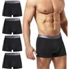 ZENYILFE ZY - Boxer da uomo, Nero , L