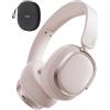 Edifier ES850NB Cuffie Over Ear Wireless, 45dB ANC, Audio Hi-Res, LDAC, 92h Autonomia, Bluetooth 5.4 e Multipoint, Riduzione del Rumore nelle Chiamate con IA (Rosa)
