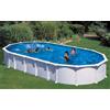 Piscina GRE HAITI Connect 730 x 375 cm - h 1,32 m filtro a sabbia fuori terra ovale